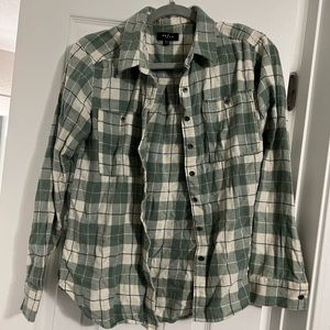 Pacsun Green Flannel